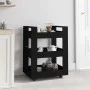 Plywood black kitchen cart 60x45x80 cm by vidaXL, Kitchen and dining carts - Ref: Foro24-816817, Price: 58,33 €, Discount: %