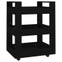 Küchenwagen aus Sperrholz schwarz 60x45x80 cm von vidaXL, Küchen- und Speisewagen - Ref: Foro24-816817, Preis: 59,19 €, Rabat...