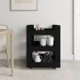 Plywood black kitchen cart 60x45x80 cm by vidaXL, Kitchen and dining carts - Ref: Foro24-816817, Price: 58,33 €, Discount: %