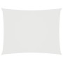 Toldo de vela rectangular tela Oxford blanco 2,5x3,5 m