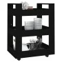 Plywood black kitchen cart 60x45x80 cm by vidaXL, Kitchen and dining carts - Ref: Foro24-816817, Price: 58,33 €, Discount: %