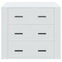 Weißes Sperrholz-Sideboard 80x33x70 cm von vidaXL, Sideboards - Ref: Foro24-816576, Preis: 95,09 €, Rabatt: %