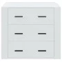 White plywood sideboard 80x33x70 cm by vidaXL, Sideboards - Ref: Foro24-816576, Price: 95,09 €, Discount: %