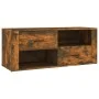 TV-Schrank aus geräuchertem Eichensperrholz, 100 x 35 x 40 cm von vidaXL, TV-Möbel - Ref: Foro24-823104, Preis: 71,98 €, Raba...