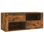 TV-Schrank aus geräuchertem Eichensperrholz, 100 x 35 x 40 cm von vidaXL, TV-Möbel - Ref: Foro24-823104, Preis: 72,95 €, Raba...