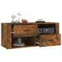 TV-Schrank aus geräuchertem Eichensperrholz, 100 x 35 x 40 cm von vidaXL, TV-Möbel - Ref: Foro24-823104, Preis: 72,95 €, Raba...