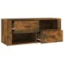 TV-Schrank aus geräuchertem Eichensperrholz, 100 x 35 x 40 cm von vidaXL, TV-Möbel - Ref: Foro24-823104, Preis: 71,98 €, Raba...