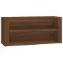 Mueble zapatero madera contrachapada marrón roble 100x35x45 cm de vidaXL, Zapateros y organizadores de calzado - Ref: Foro24-...
