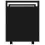 Carrito de escritorio madera contrachapada negro 60x45x60 cm de vidaXL, Carros e islas - Ref: Foro24-816609, Precio: 58,37 €,...
