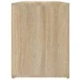 Mueble zapatero madera contrachapada roble Sonoma 100x35x45 cm de vidaXL, Zapateros y organizadores de calzado - Ref: Foro24-...