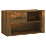 Schuhschrank aus geräucherter Eichen-Sperrholz 80x35x45 cm. von vidaXL, Schuhregale und Schuhorganisatoren - Ref: Foro24-8167...