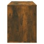 Schuhschrank aus geräucherter Eichen-Sperrholz 80x35x45 cm. von vidaXL, Schuhregale und Schuhorganisatoren - Ref: Foro24-8167...