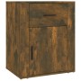 Nachttisch aus geräuchertem Eichensperrholz, 50 x 36 x 60 cm von vidaXL, Nachttische - Ref: Foro24-816725, Preis: 51,09 €, Ra...