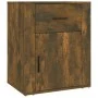 Smoked oak plywood nightstand 50x36x60 cm by vidaXL, Nightstands - Ref: Foro24-816725, Price: 50,51 €, Discount: %