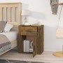 Nachttisch aus geräuchertem Eichensperrholz, 50 x 36 x 60 cm von vidaXL, Nachttische - Ref: Foro24-816725, Preis: 51,09 €, Ra...