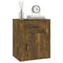 Smoked oak plywood nightstand 50x36x60 cm by vidaXL, Nightstands - Ref: Foro24-816725, Price: 50,51 €, Discount: %
