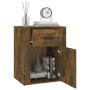 Nachttisch aus geräuchertem Eichensperrholz, 50 x 36 x 60 cm von vidaXL, Nachttische - Ref: Foro24-816725, Preis: 51,09 €, Ra...