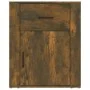 Smoked oak plywood nightstand 50x36x60 cm by vidaXL, Nightstands - Ref: Foro24-816725, Price: 50,51 €, Discount: %
