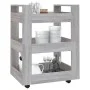 Sonoma Küchenwagen aus grauem Sperrholz 60x45x80 cm von vidaXL, Küchen- und Speisewagen - Ref: Foro24-816822, Preis: 53,22 €,...