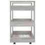 Sonoma Küchenwagen aus grauem Sperrholz 60x45x80 cm von vidaXL, Küchen- und Speisewagen - Ref: Foro24-816822, Preis: 53,89 €,...