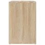 Shoe cabinet made of Sonoma oak plywood wood 130x35x54 cm by vidaXL, Shoe racks and shoe organizers - Ref: Foro24-816747, Pri...