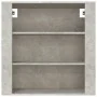 Wandschrank aus betongrauem Sperrholz, 80 x 33 x 80 cm von vidaXL, Sideboards - Ref: Foro24-816596, Preis: 81,97 €, Rabatt: %