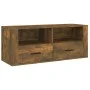 TV-Schrank aus geräuchertem Eichensperrholz, 100 x 35 x 40 cm von vidaXL, TV-Möbel - Ref: Foro24-816813, Preis: 64,34 €, Raba...