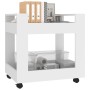 Sperrholz Schreibtischwagen weiß 60x45x60 cm von vidaXL, Küchen - und Speisenwagen - Ref: Foro24-816600, Preis: 44,52 €, Raba...