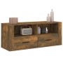 TV-Schrank aus geräuchertem Eichensperrholz, 100 x 35 x 40 cm von vidaXL, TV-Möbel - Ref: Foro24-816813, Preis: 65,06 €, Raba...