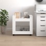 Sperrholz Schreibtischwagen weiß 60x45x60 cm von vidaXL, Küchen - und Speisenwagen - Ref: Foro24-816600, Preis: 44,52 €, Raba...