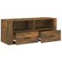 Mueble para TV madera contrachapada roble ahumado 100x35x40 cm de vidaXL, Muebles TV - Ref: Foro24-816813, Precio: 64,98 €, D...