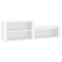 Plywood white shoe cabinet 150x35x45 cm by vidaXL, Shoe racks and shoe organizers - Ref: Foro24-816912, Price: 47,40 €, Disco...