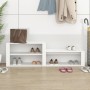 Sperrholz Schuhschrank weiß 150x35x45 cm von vidaXL, Schuhregale und Schuhorganisatoren - Ref: Foro24-816912, Preis: 47,40 €,...
