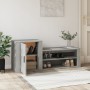 Schuhschrank aus grauem Beton-Sperrholz 130x35x54 cm von vidaXL, Schuhregale und Schuhorganisatoren - Ref: Foro24-816748, Pre...