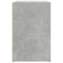 Schuhschrank aus grauem Beton-Sperrholz 130x35x54 cm von vidaXL, Schuhregale und Schuhorganisatoren - Ref: Foro24-816748, Pre...