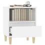 Two white bedside tables 40x35x50 cm by vidaXL, Nightstands - Ref: Foro24-821795, Price: 92,25 €, Discount: %