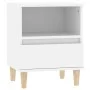 Two white bedside tables 40x35x50 cm by vidaXL, Nightstands - Ref: Foro24-821795, Price: 92,25 €, Discount: %