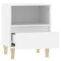Two white bedside tables 40x35x50 cm by vidaXL, Nightstands - Ref: Foro24-821795, Price: 92,25 €, Discount: %