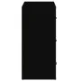 Black plywood sideboard 80x33x70 cm by vidaXL, Sideboards - Ref: Foro24-816577, Price: 98,39 €, Discount: %