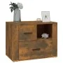 Nachttisch aus geräuchertem Eichensperrholz, 60 x 36 x 45 cm von vidaXL, Nachttische - Ref: Foro24-816741, Preis: 43,90 €, Ra...