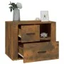 Smoked oak plywood nightstand 60x36x45 cm by vidaXL, Nightstands - Ref: Foro24-816741, Price: 43,90 €, Discount: %
