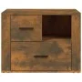 Smoked oak plywood nightstand 60x36x45 cm by vidaXL, Nightstands - Ref: Foro24-816741, Price: 43,90 €, Discount: %