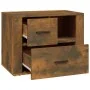 Smoked oak plywood nightstand 60x36x45 cm by vidaXL, Nightstands - Ref: Foro24-816741, Price: 43,90 €, Discount: %