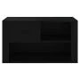 Mueble zapatero madera contrachapada negro 80x35x45 cm de vidaXL, Zapateros y organizadores de calzado - Ref: Foro24-816753, ...
