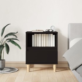Black nightstand 40x35x50 cm by vidaXL, Nightstands - Ref: Foro24-821796, Price: 43,34 €, Discount: %