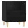 Black nightstand 40x35x50 cm by vidaXL, Nightstands - Ref: Foro24-821796, Price: 42,79 €, Discount: %