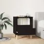 Mesita de noche negro 40x35x50 cm de vidaXL, Mesitas de noche - Ref: Foro24-821796, Precio: 42,74 €, Descuento: %