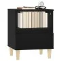 Black nightstand 40x35x50 cm by vidaXL, Nightstands - Ref: Foro24-821796, Price: 42,79 €, Discount: %