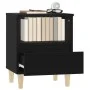 Black nightstand 40x35x50 cm by vidaXL, Nightstands - Ref: Foro24-821796, Price: 42,79 €, Discount: %