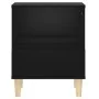 Black nightstand 40x35x50 cm by vidaXL, Nightstands - Ref: Foro24-821796, Price: 42,79 €, Discount: %